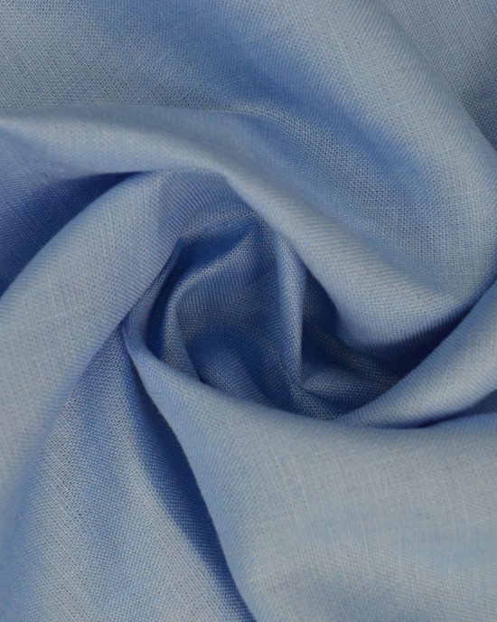 Голубая льняная ткань (арт.18962)