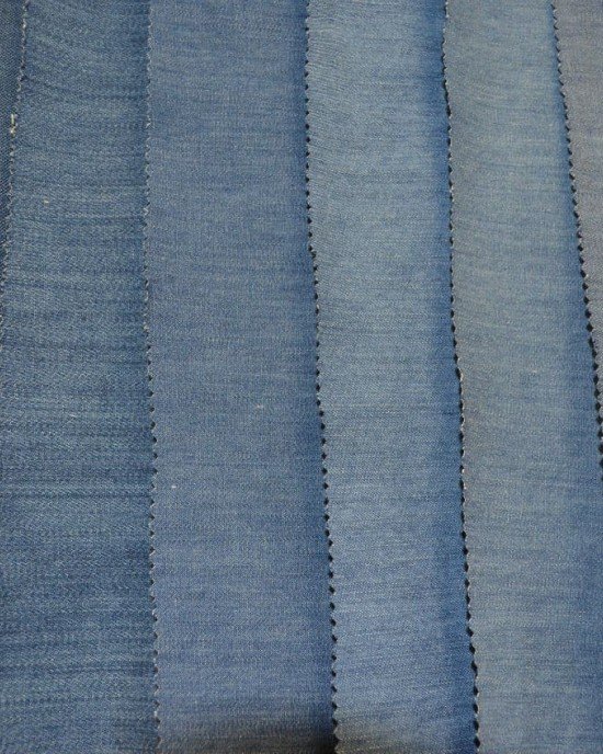 Синяя джинсовая ткань