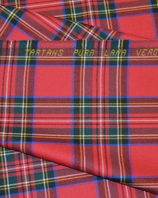 Ткань костюмная шотландка