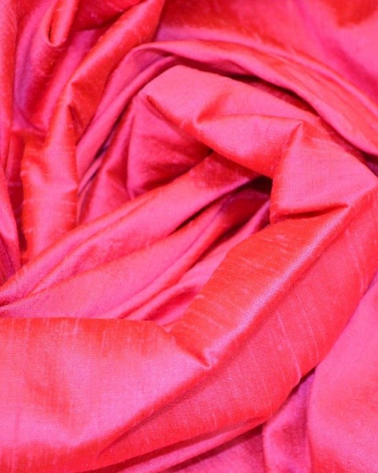 Ткань тафта розовая