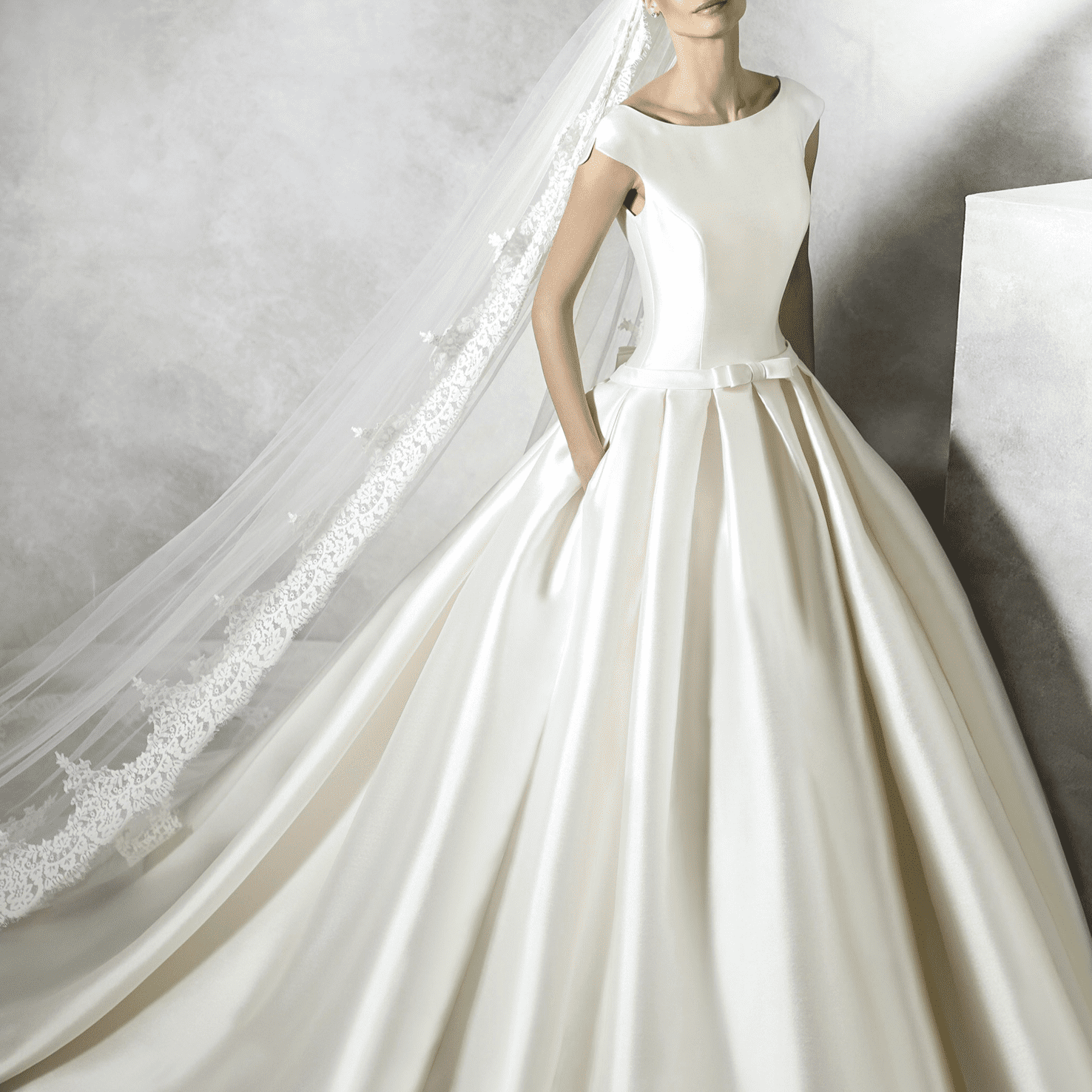 свадебное платье дюпон